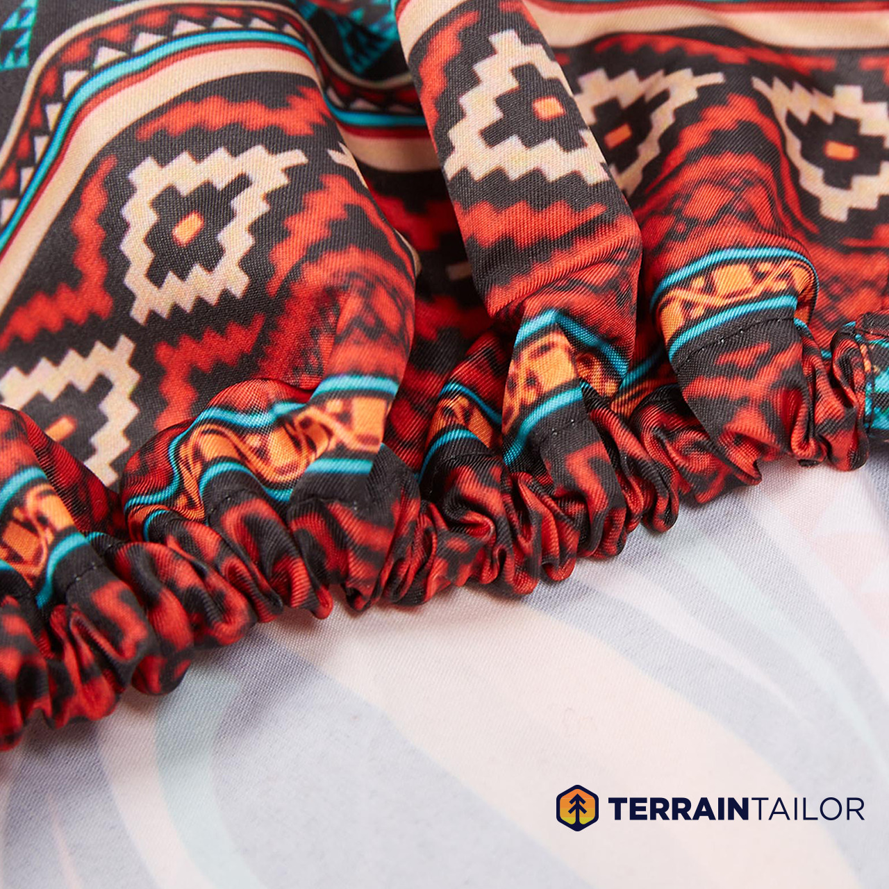 Camouflage American Flag Spare Tire Cover - Image 6