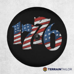 1776 Flag Tire Cover