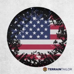 American Flag Tire Cover