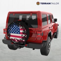 American Flag Tire Cover