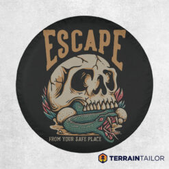 Escape From Your Safe Place Tire Cover