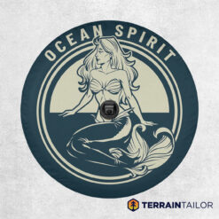 Mermaid Ocean Spirit Tire Cover