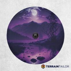 Purple Twilight Landscape Tire Cover