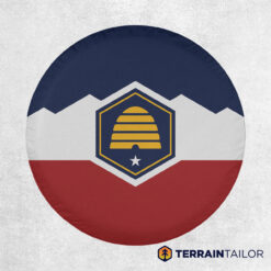 Utah State Flag Tire Cover