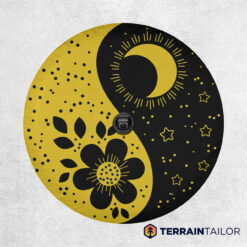 Yin Yang Day Night Tire Cover