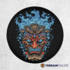 Tiki Head Tire Cover