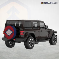 Arkansas State Flag Tire Cover