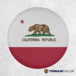 California State Flag Tire Cover