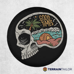 Good Times Skull Spare Tire Cover