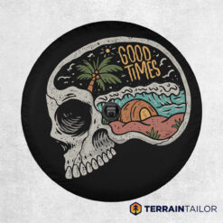 Good Times Skull Spare Tire Cover