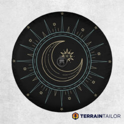 Moon and Stars Tire Cover