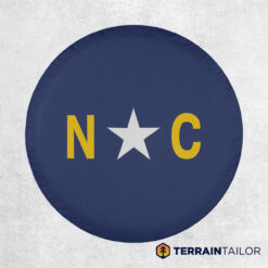 North Carolina State Flag Tire Cover