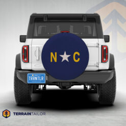 North Carolina State Flag Tire Cover