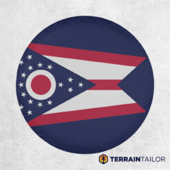 Ohio State Flag Tire Cover