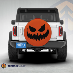 Scary Jack-O-Lantern Tire Cover
