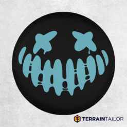 Purge Style Halloween Mask Spare Tire Cover
