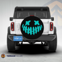 Purge Style Halloween Mask Spare Tire Cover