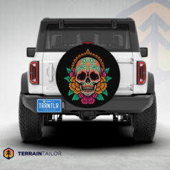 Sugar Skull Tire Cover