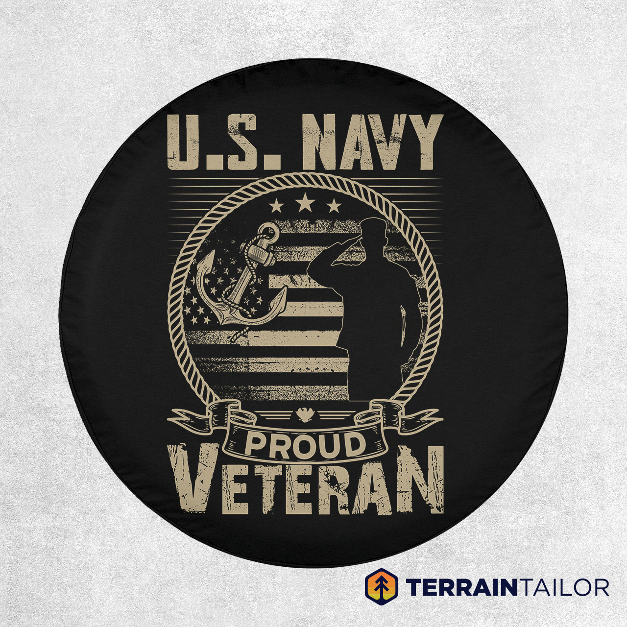 US Navy Veteran Spare Tire Cover
