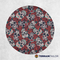 Vintage Day of the Dead Pattern Tire Cover