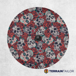 Vintage Day of the Dead Pattern Tire Cover