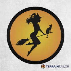 Witch Silhouette Spare Tire Cover