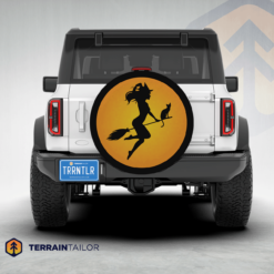 Witch Silhouette Spare Tire Cover