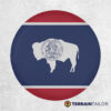Wyoming State Flag Tire Cover