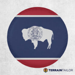 Wyoming State Flag Tire Cover