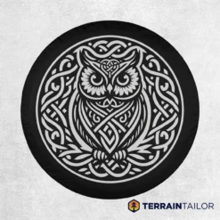 Celtic Owl Spare Tire Cover