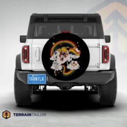 Alternative view of Rainbow Brite & Starlite Spare Tire Cover