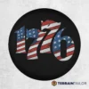 1776 American Flag Spare Tire Cover