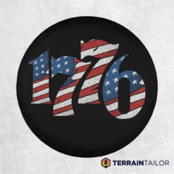 1776 American Flag Spare Tire Cover