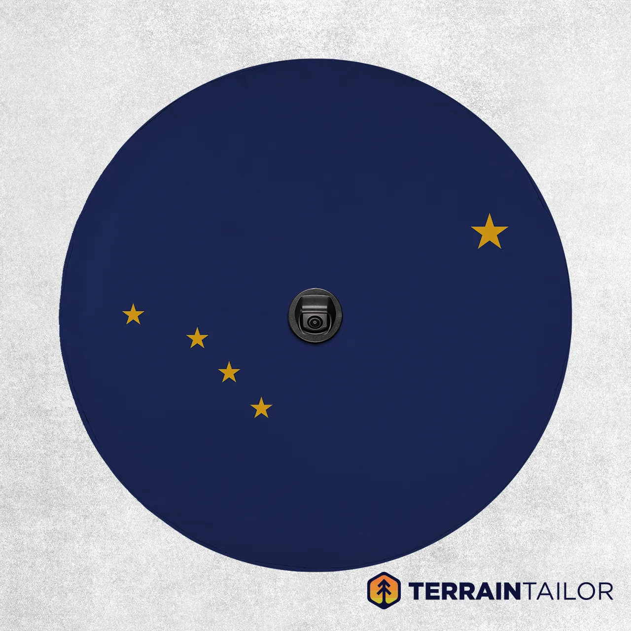 Alaska State Flag Spare Tire Cover