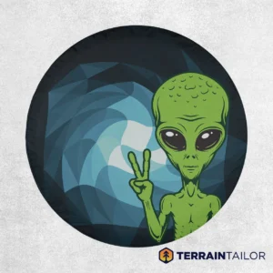 Alien Peace Spare Tire Cover