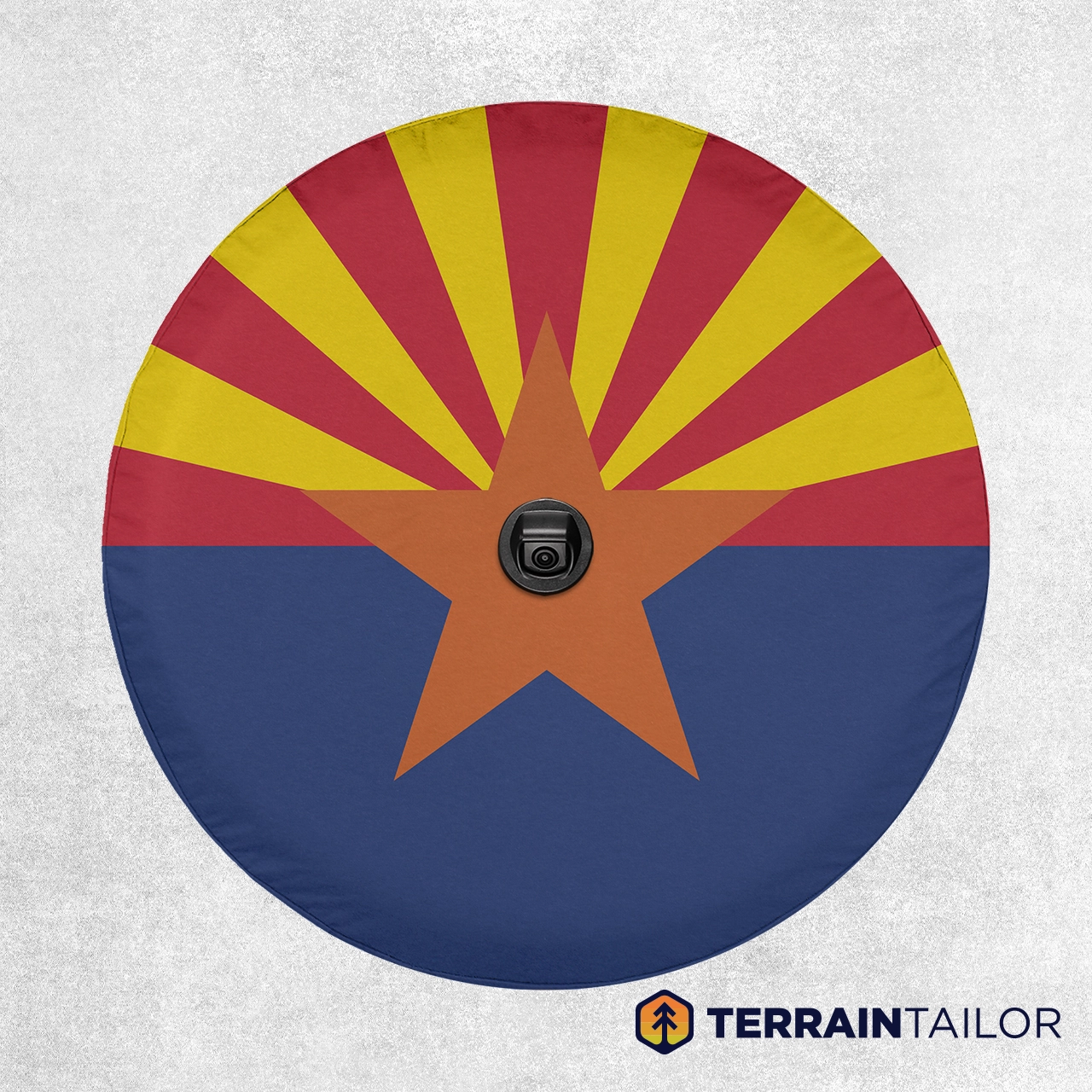 Arizona State Flag Spare Tire Cover