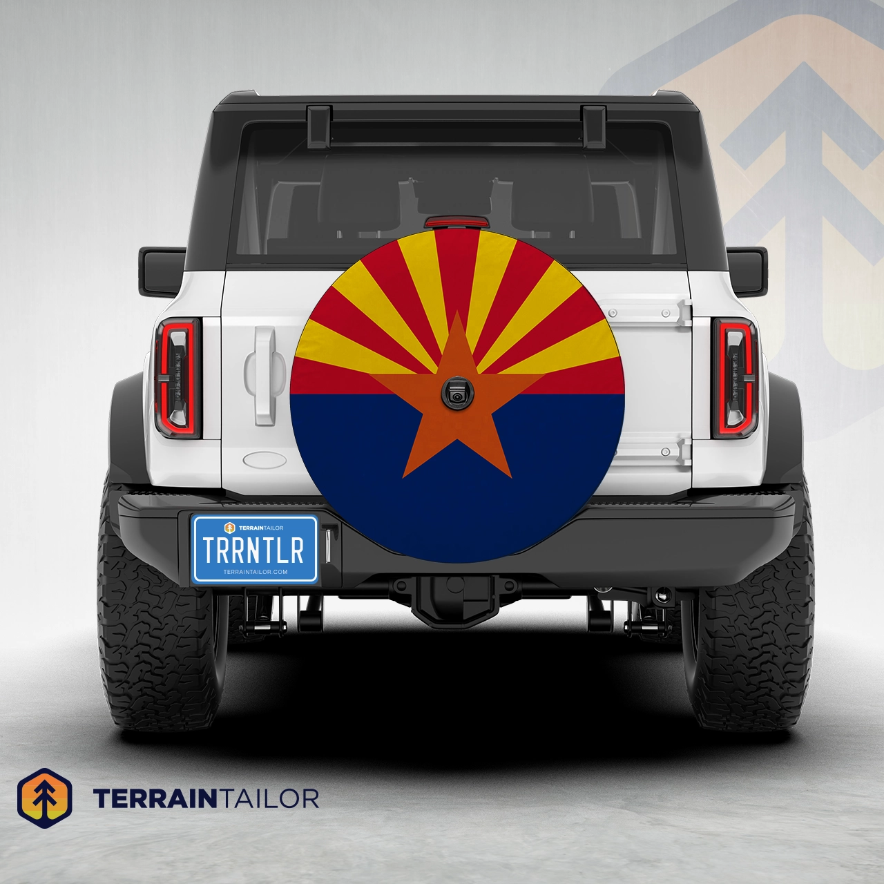 Arizona State Flag Spare Tire Cover