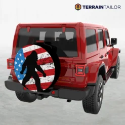 Patriotic Bigfoot Tire Cover