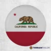 California State Flag Spare Tire Cover