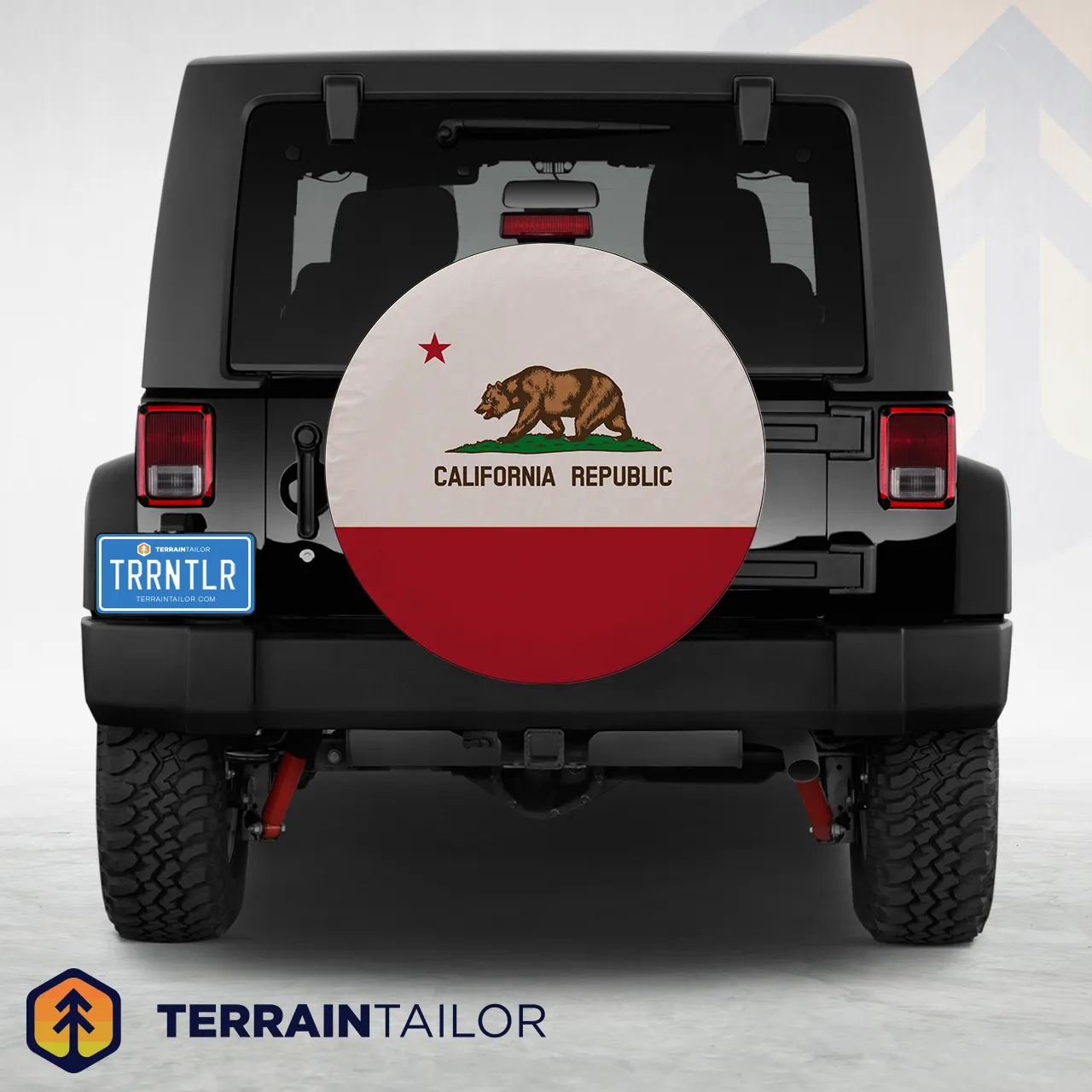 California State Flag Spare Tire Cover