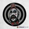 Captain Spaulding–Style Horror Clown Spare Tire Cover