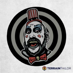 Captain Spaulding–Style Horror Clown Spare Tire Cover