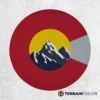 Colorado Flag Rocky Mountain Spare Tire Cover