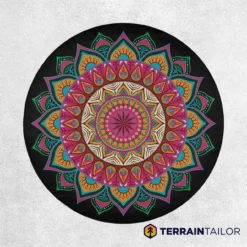 Colorful Mandala Tire Cover – Vibrant Boho Pattern