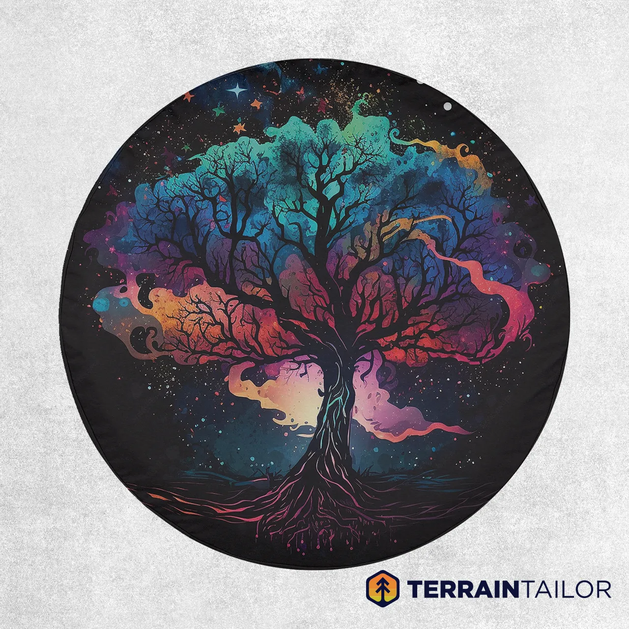 Colorful Tree of Life Spare Tire Cover