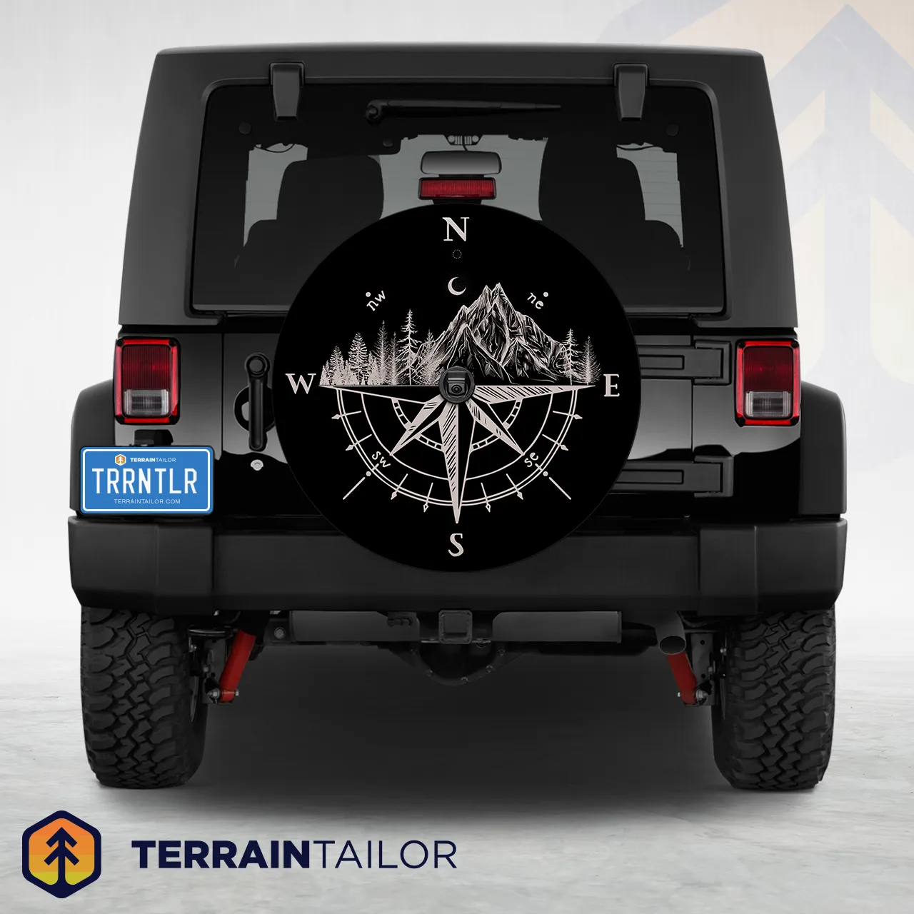 Compass Mountain Spare Tire Cover