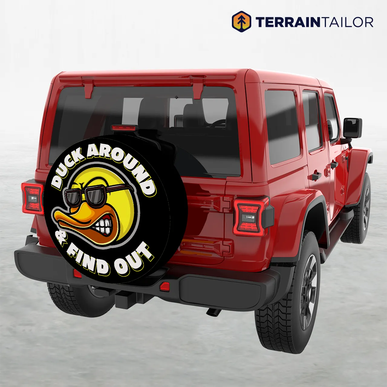 Duck Around & Find Out Spare Tire Cover