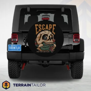 Escape From Your Safe Place Spare Tire Cover
