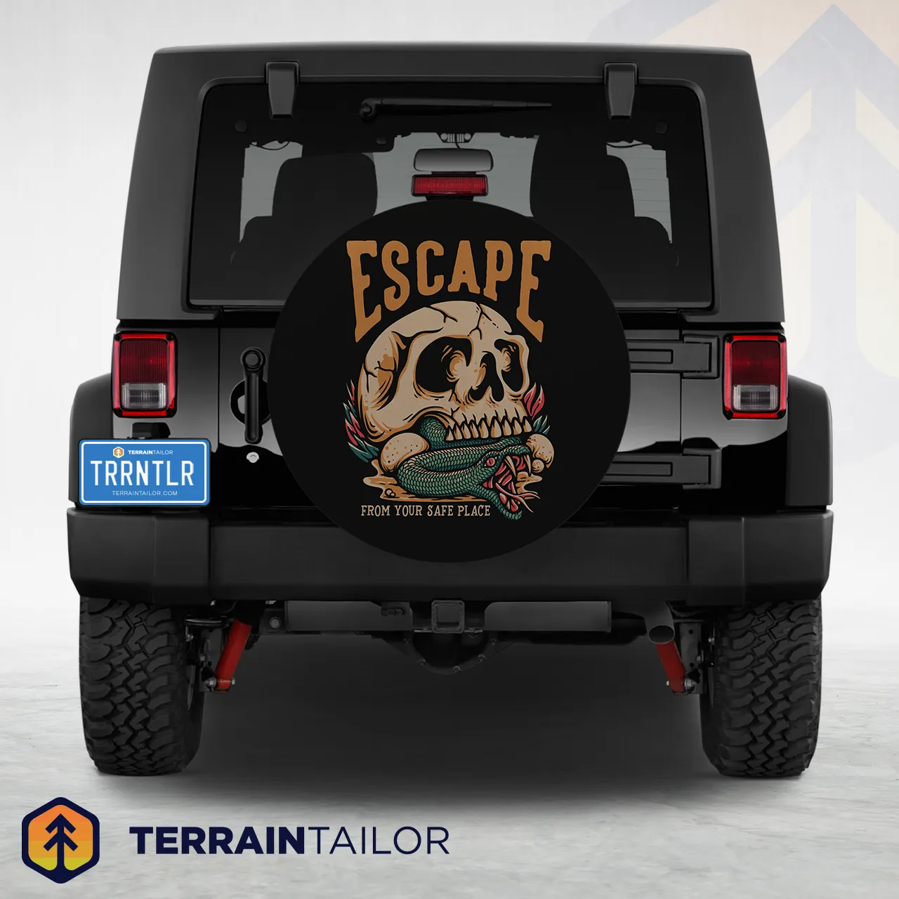 Escape From Your Safe Place Spare Tire Cover