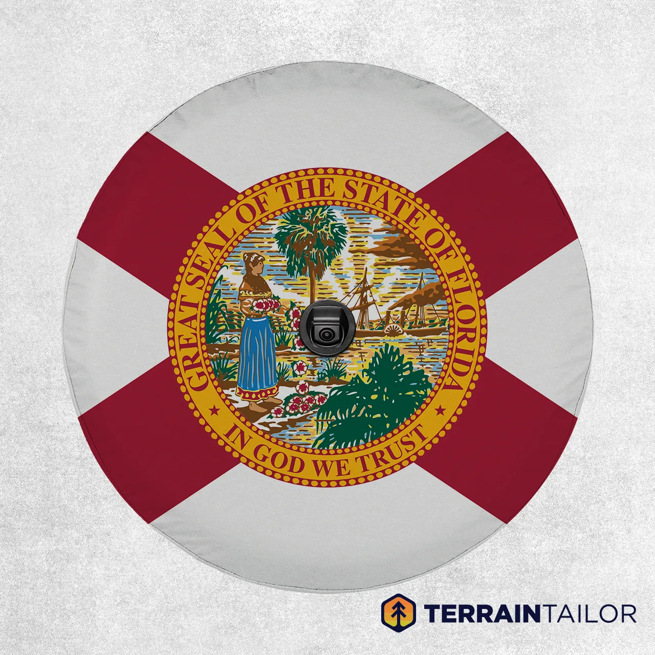 Florida State Flag Spare Tire Cover